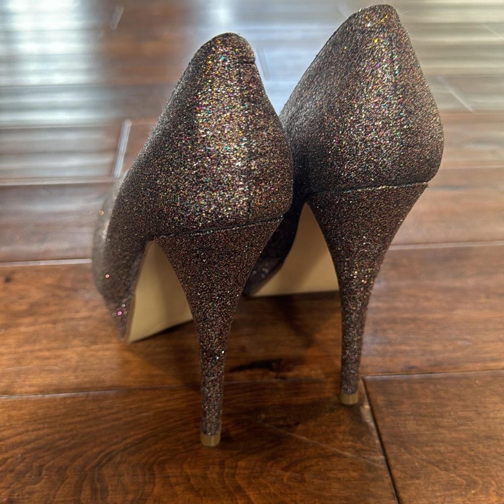 Steve Madden Silver Multiple Color Sparkle Round … - image 4